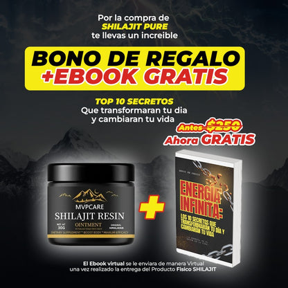 Shilajit Pure | El Sanador De Todas Las Debilidades - PROMOCION 2025